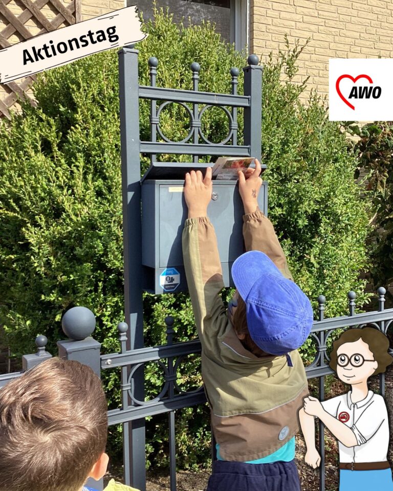 Aktionstag in der Kita: Postkarten, Kinderschminken und viele kleine Freuden